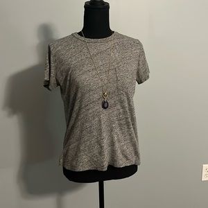 Madewell grey pocket tee, S
